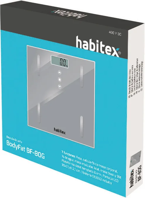 Bascula Baño Bodyfat Bf-80g Habitex — foto 2