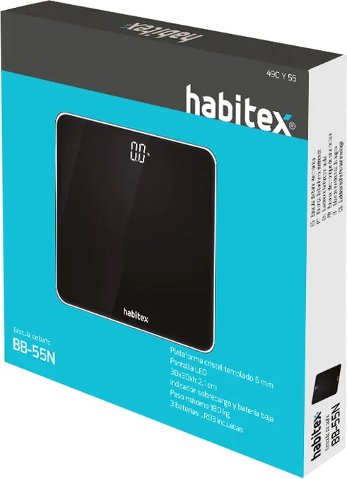 Bascula Baño Bb-55n Led 18okg. Habitex — foto 2