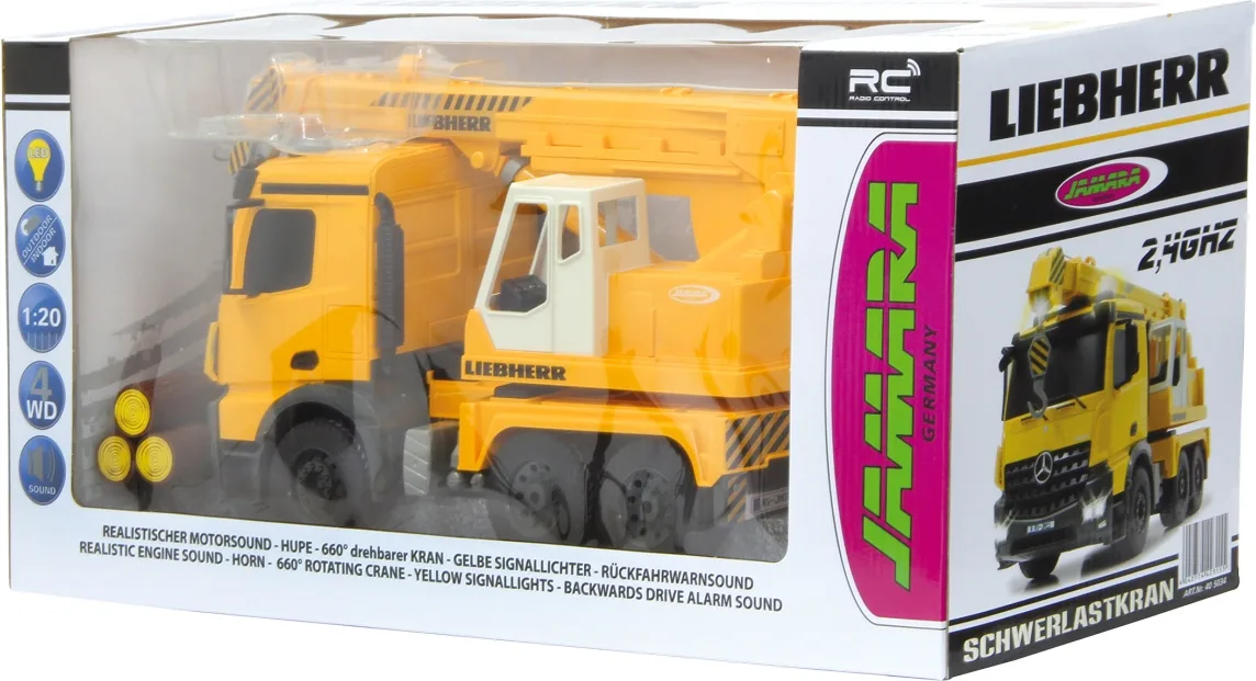 Jamara Grua Pesada Mercedes-Benz Arocs 1:20 2,4 Ghz — foto 2