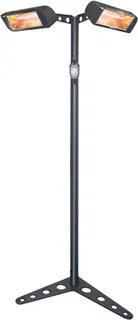Estufa Exterior Halogena Pie Eiffel 2x1,5kw Ipx5