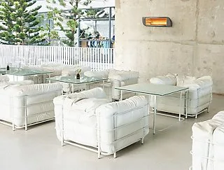 Estufa Exterior Halogena Inframaster 2kw Ipx5 Antracita — foto 3