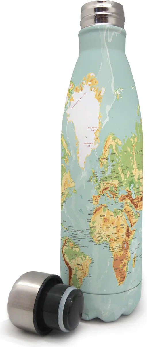 Botella Térmica acero 500 ml Mapa — foto principal
