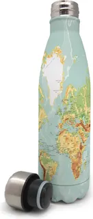 Botella Térmica acero 500 ml Mapa