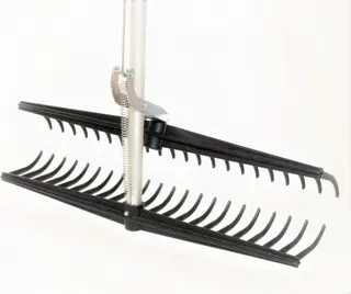 Rastrillo Doble Recoge Hojas 60 cm