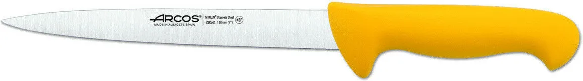 Cuchillo Fileteador Amarillo 190 mm