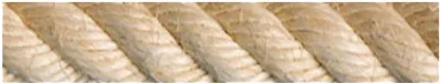 Cuerda Sisal Pita Cañamo / Maroma 4 Cordones 14 mm ( Metro )