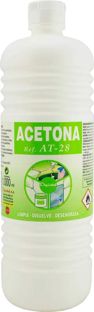 Acetona At-28 Plastico 1 Litro