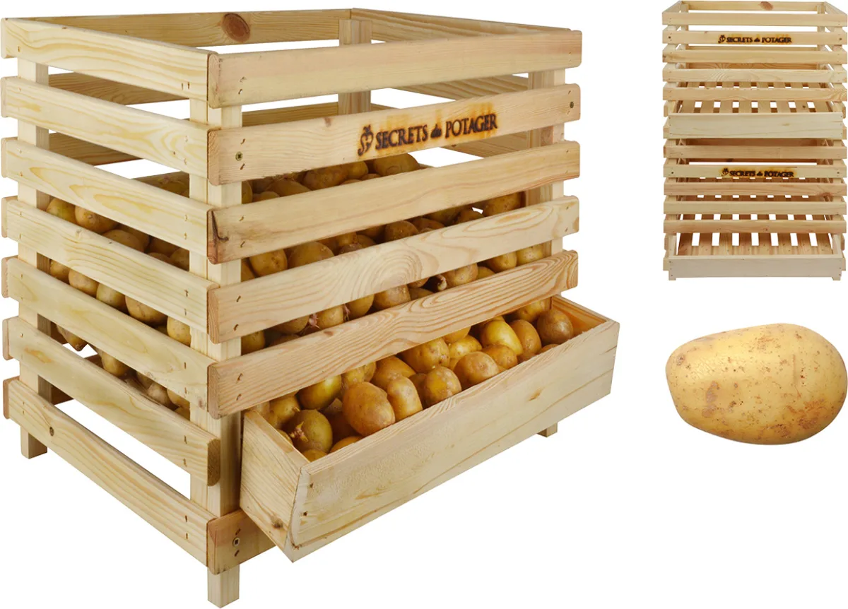 Caja Madera para Almacenaje de Patatas — foto 4