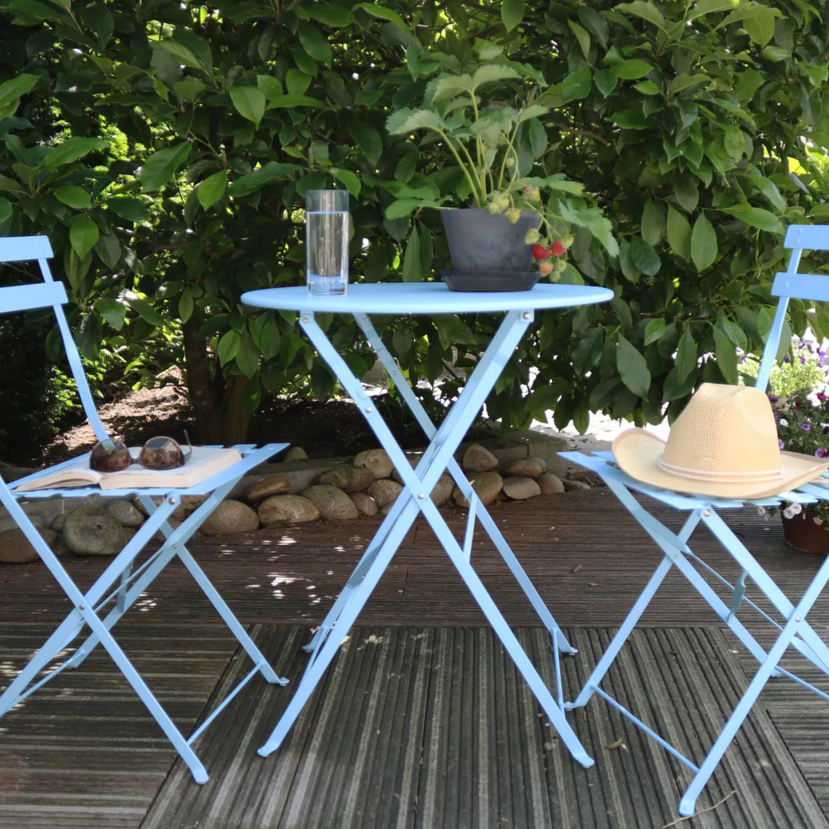 Conjunto Jardin y Terraza Bistro Acero — foto 2