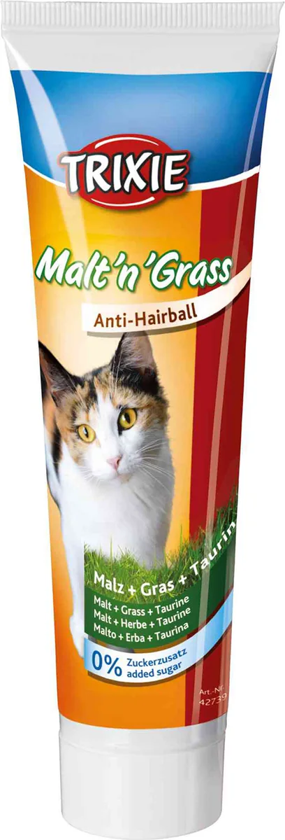 Malta para Gatos en Anti Bolas de Pelo Malta-hierba 100 G