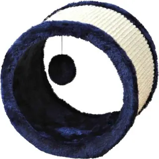 Rueda Juego Sisal/peluche, ø23 x 20 Cm, Azul
