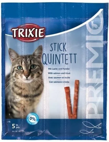 Snack Premio Quadro-Sticks Salmón-Trucha 5×5 Gr — foto 2