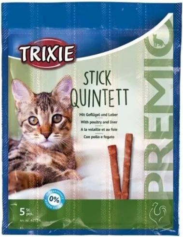 Snack Premio Quadro-Sticks Ave Corral-Hígado 5×5 Gr — foto 2