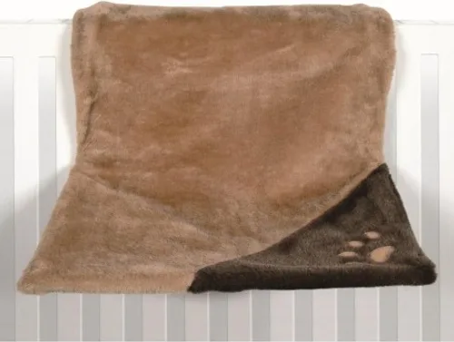 Cama Radiador, Peluche, 45 x 24 x 31 Cm, Marrón