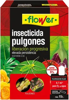 Insecticida Esfenvalerato Antipulgones Flower 10 ml