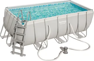 Piscina Desmontable Tubular Bestway Power Steel 488x244x122 cm Depuradora