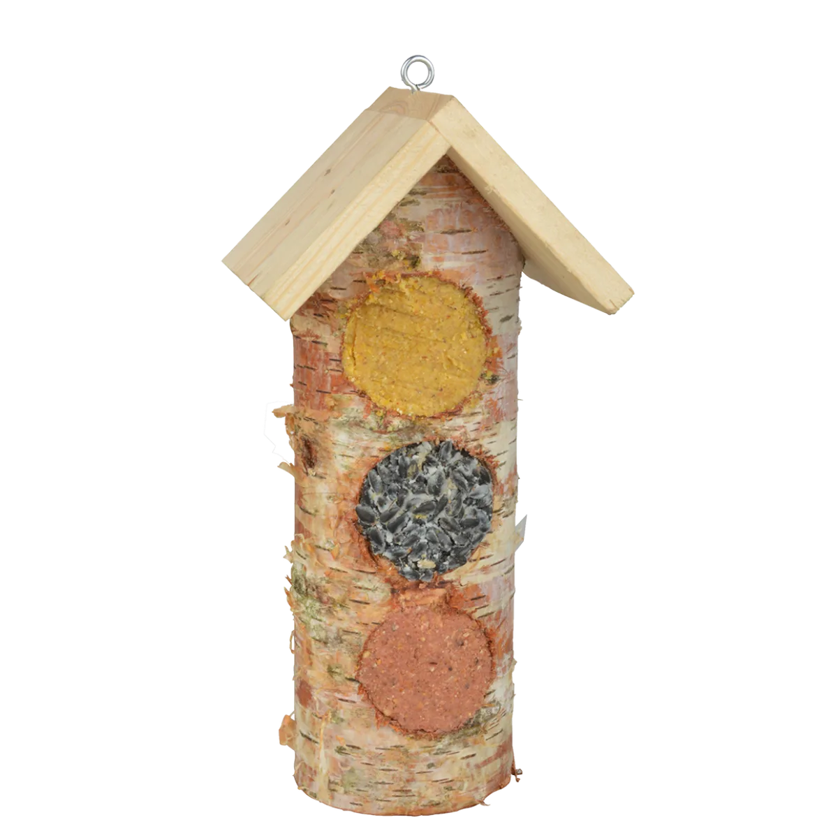 Casa de Troncos para Alimentación de Aves — foto 4
