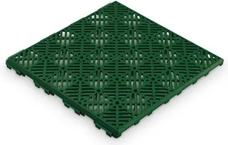 Baldosas Plastico Bahamas Verde Pack 12 Unidades 30x30 cm