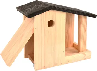 Casita y Mesa para Pajaros 2 en 1