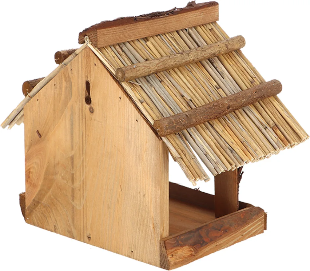 Comedero para Pajaros con Techo de Paja — foto 3