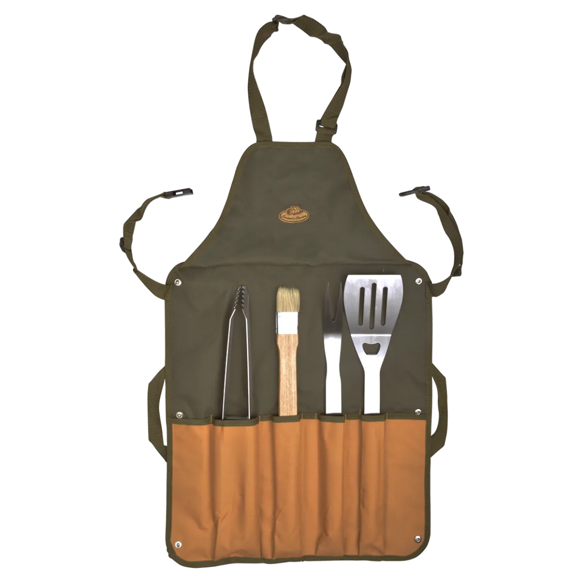 Juego de Herramientas para Barbacoa + Delantal