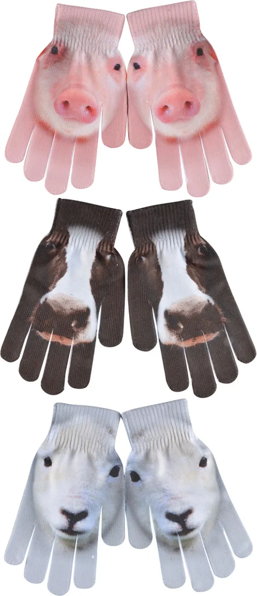 Guantes para Niños de Animales de Granja — foto principal