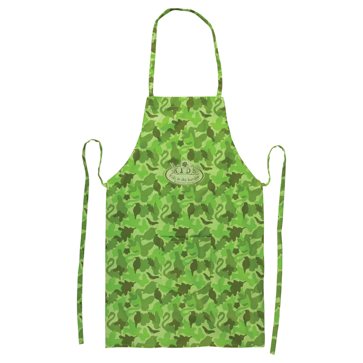 Delantal Infantil Estampado Camuflaje para el Jardin