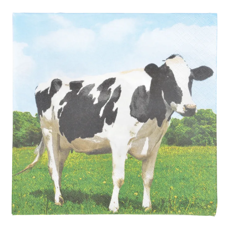 Servilletas de Papel Vaca 33x33cm — foto 2