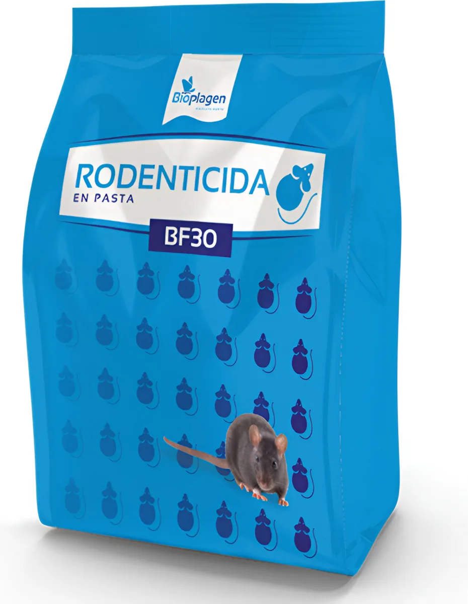 Raticida Pasta Fresca Azul Bf30 Bolsa 3 kg