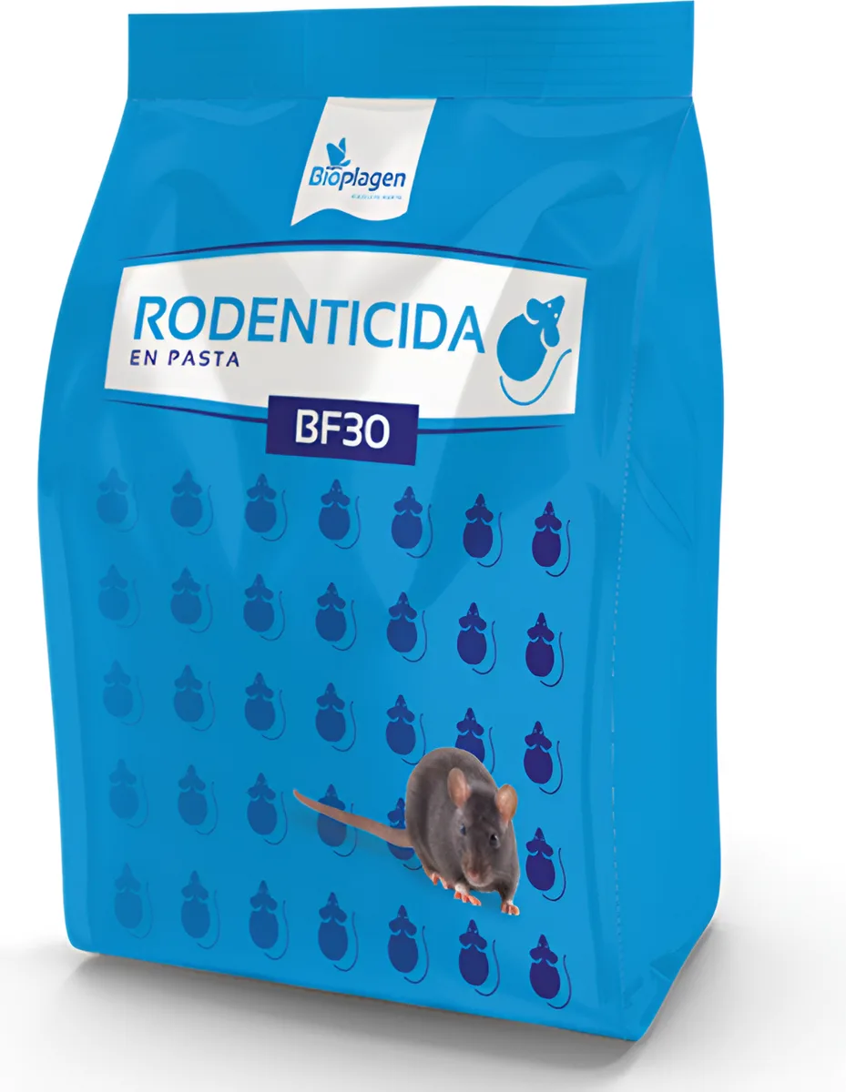 Raticida Pasta Fresca Azul Bf30 Bolsa 3 kg — foto 2