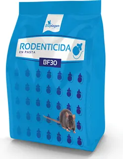 Raticida Pasta Fresca Azul Bf30 Bolsa 3 kg