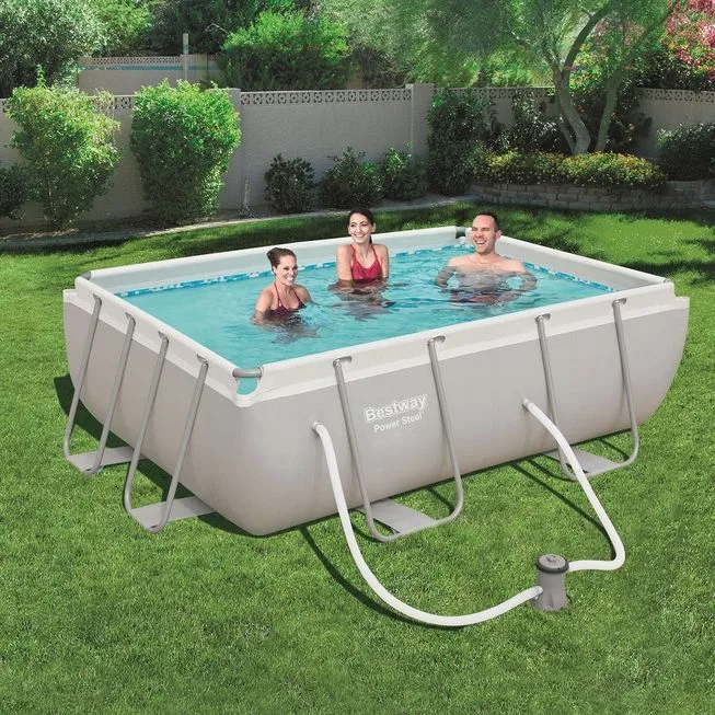 Piscina Desmontable Tubular Bestway Power Steel 282x196x84 cm con Depuradora — foto 2