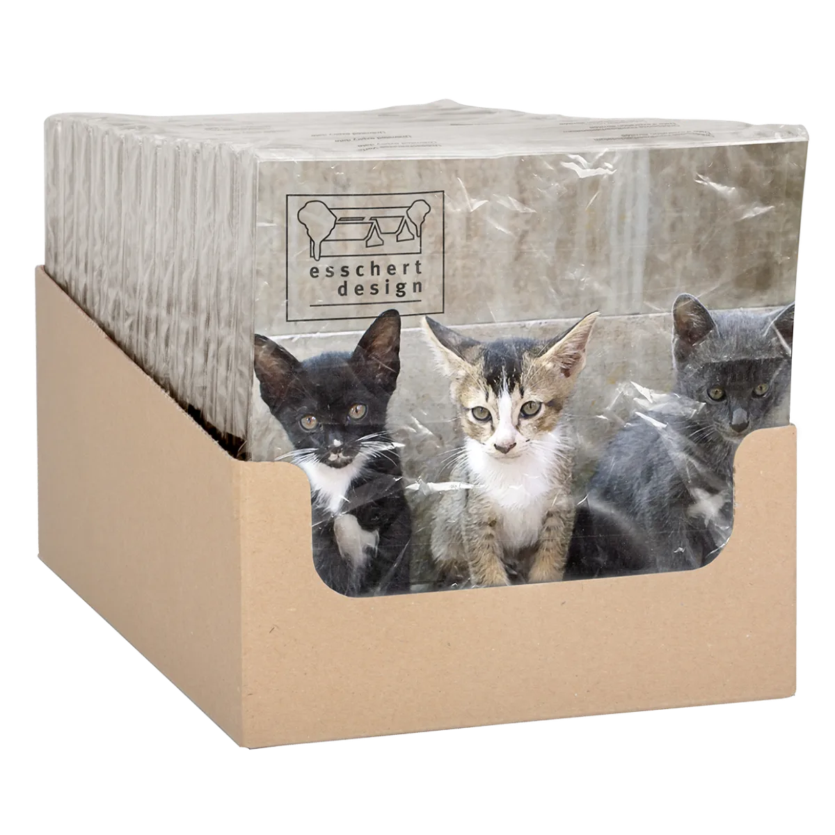 Servilleta Papel Gatitos 33x33 20 unidades — foto 4