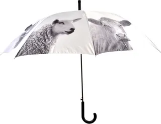 Paraguas Animales de Granja Blanco y Negro