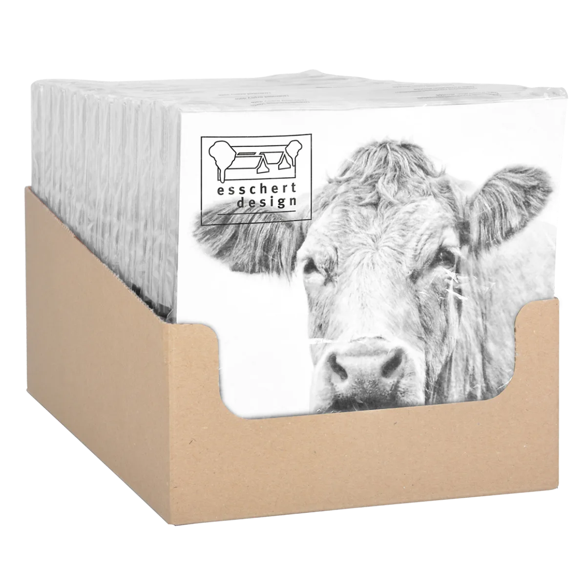 Servilletas de Papel con Animales de Granja Blanco y Negro — foto 8