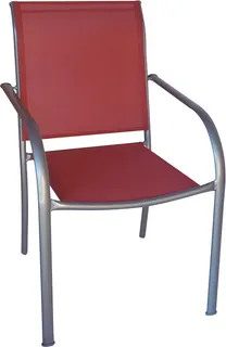 Silla Acero Textil Serie Brasil Terracota