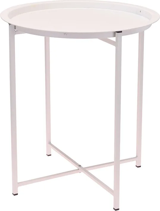 Mesa Auxiliar Plegable Blanca — foto principal