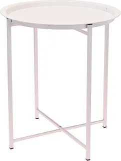 Mesa Auxiliar Plegable Blanca