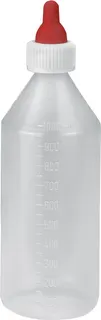 Biberon para Corderos 1 Litro Tetina Roja