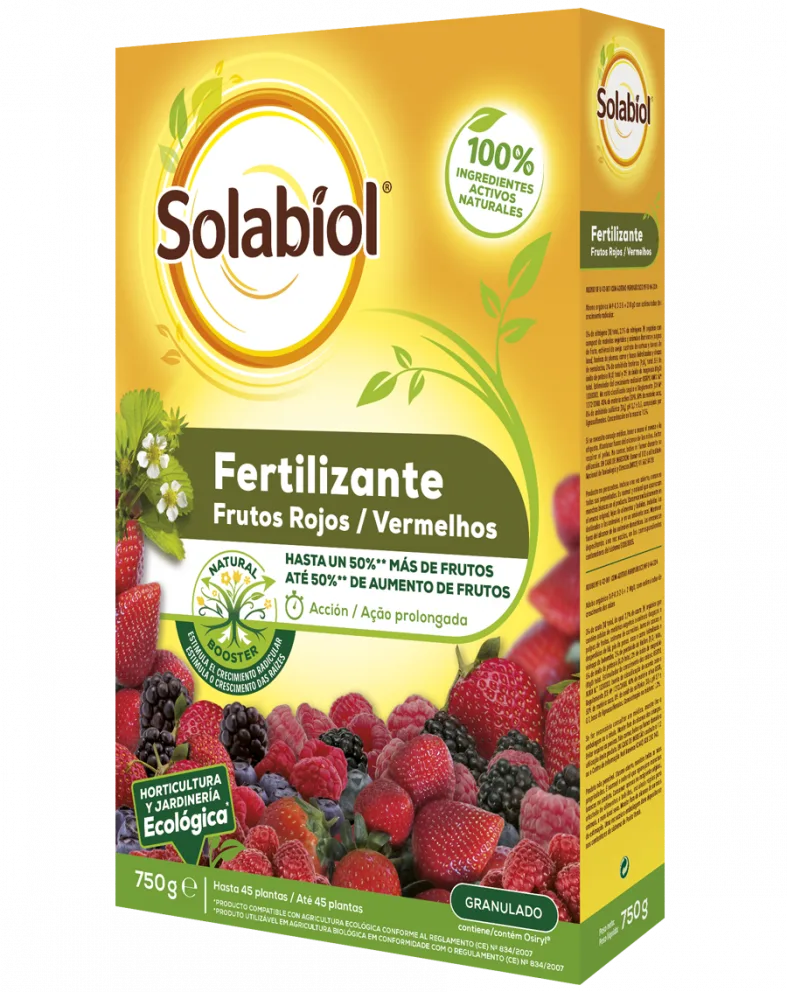 Solabiol Fertilizante Granulado para Frutos Rojos 750gr