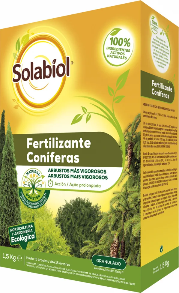 Solabiol Fertilizante Granulado para Coniferas 1,5 Kg — foto 2