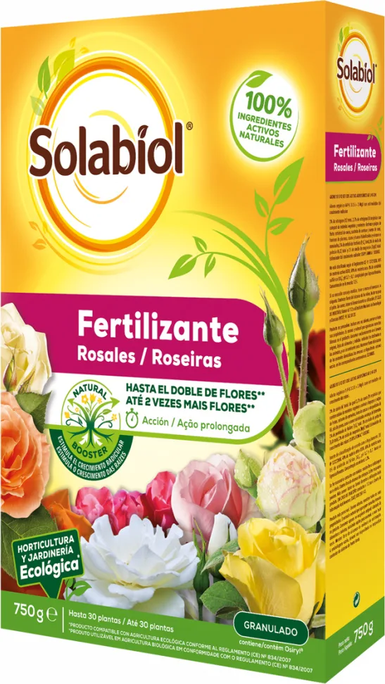 Solabiol Fertilizante Granulado para Rosales 750gr