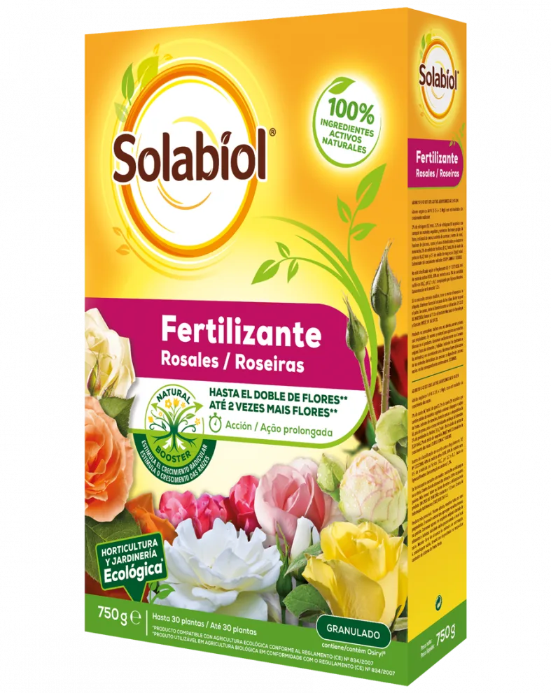 Solabiol Fertilizante Granulado para Rosales 750gr — foto 2