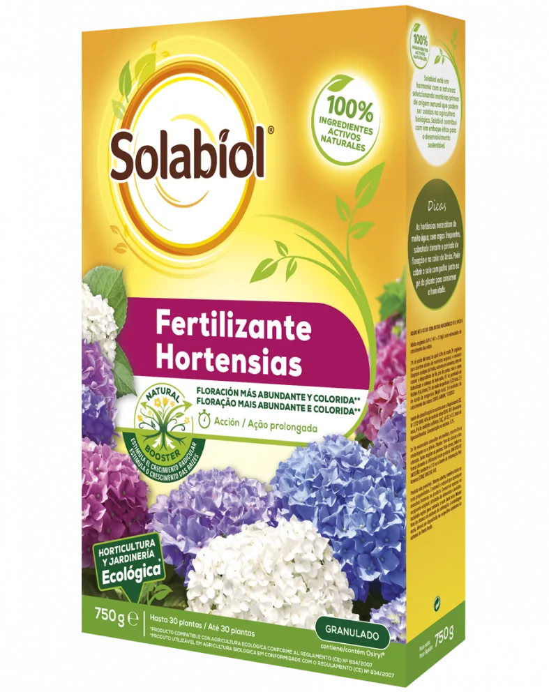 Solabiol Fertilizante Granulado para Hortensias 750gr — foto 2