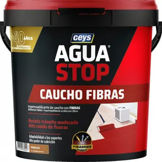 Aguastop Caucho Fibras Terracota 5 Kg
