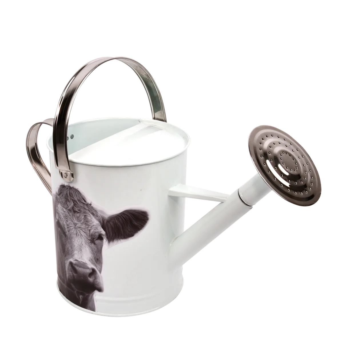 Regadera Metalica Animales de Granja Blanco y Negro — foto 14