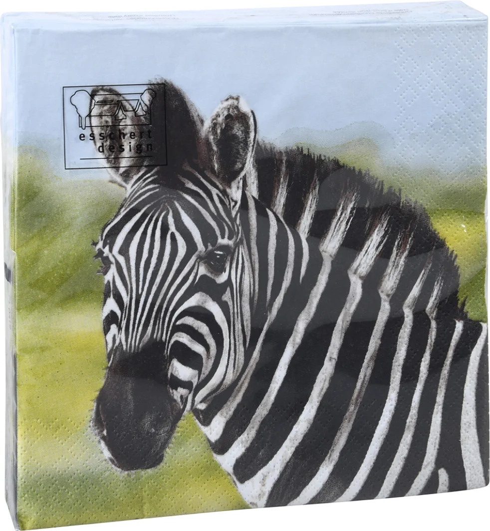 Servilletas de Papel Cebra 33x33cm — foto 4