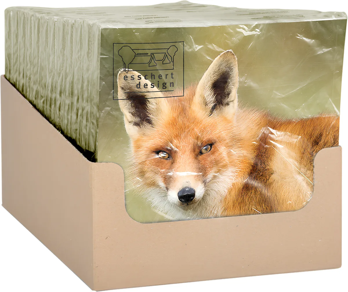 Servilletas de Papel Zorro 33x33cm — foto principal
