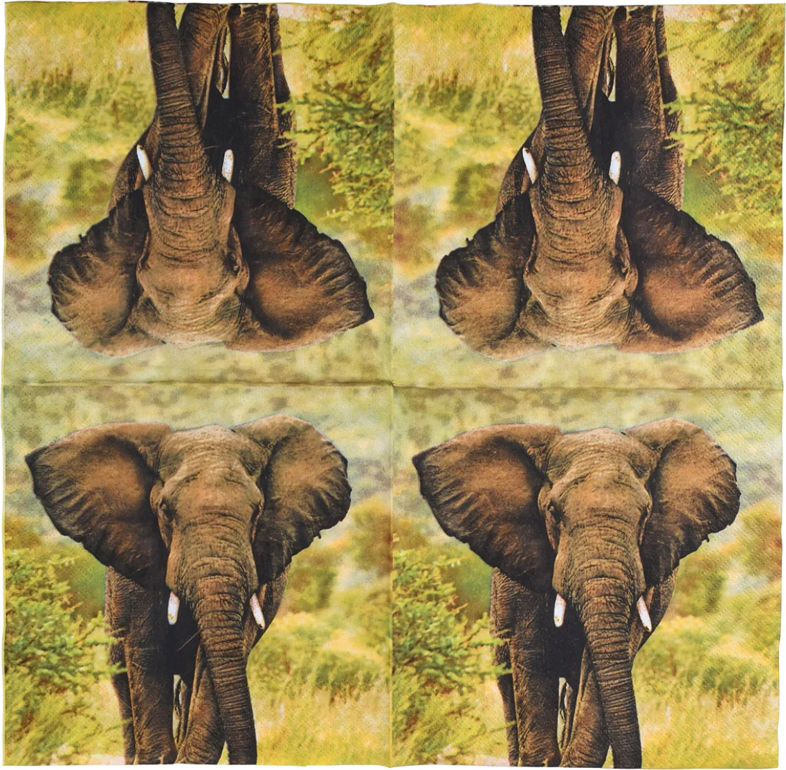 Servilletas de Papel Elefante 33x33cm — foto 3