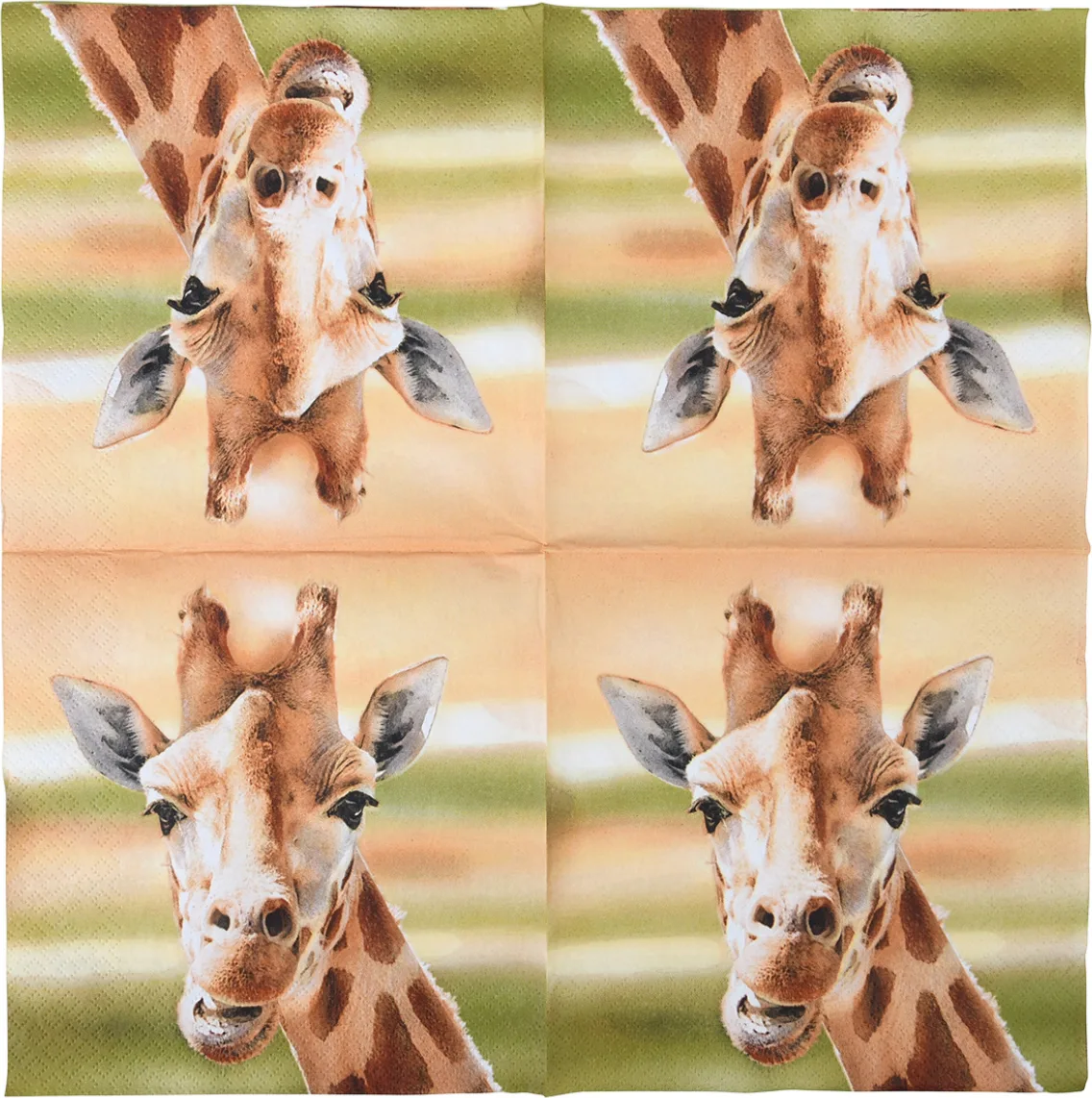 Servilletas de Papel Jirafa 33x33cm — foto 2